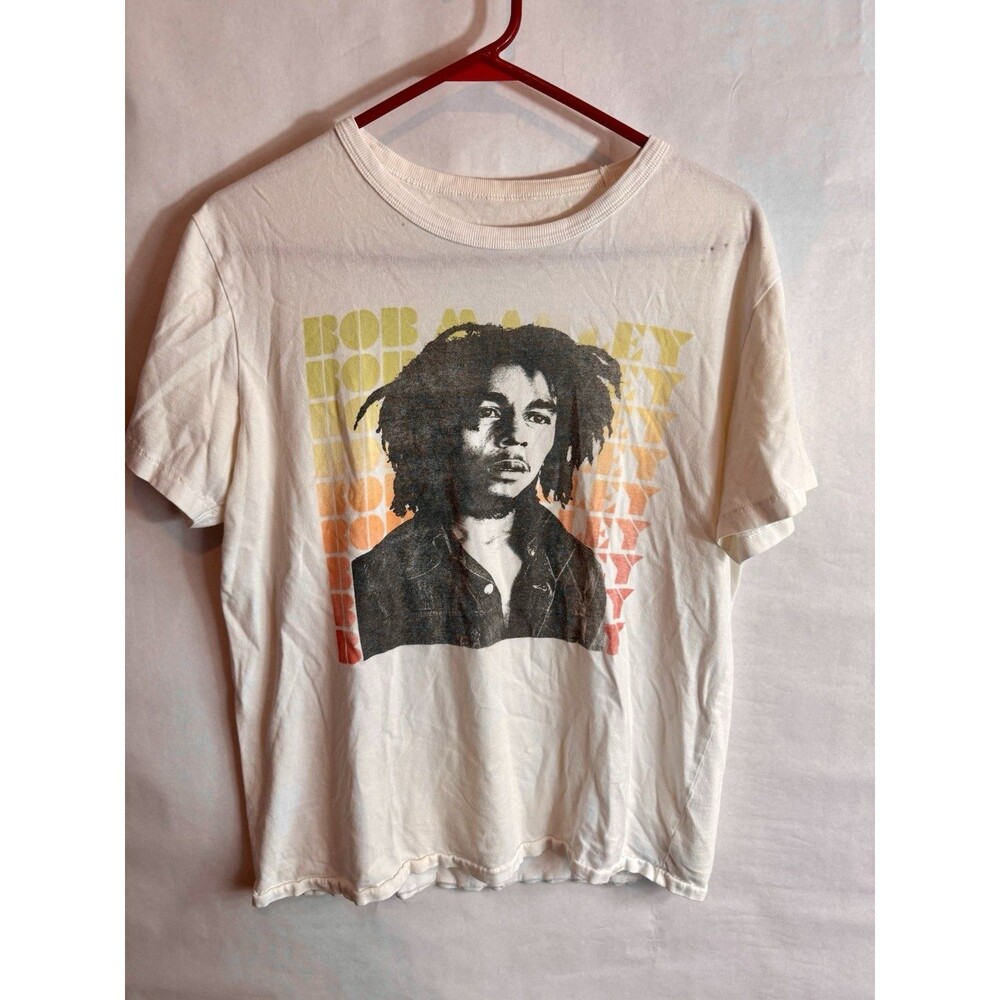Distressed Hipster Bob Marley S Women’s T-Shirt Vintage Looking Short Sleeve